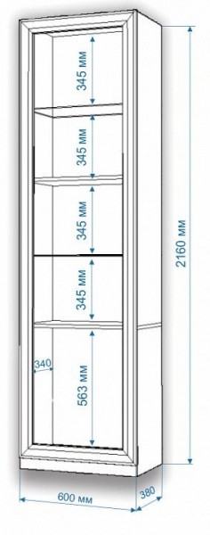 Шкаф для белья Нобиле ВтВ-ФГД-ФГК в Качканаре - kachkanar.mebel24.online | фото 3