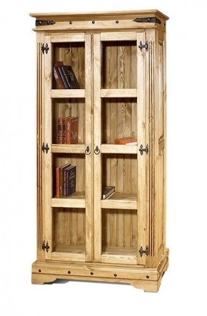 Шкаф книжный "Викинг 03" массив в Качканаре - kachkanar.mebel24.online | фото