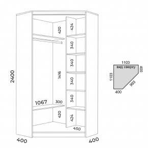 Шкаф-купе ХИТ-У-24-4-11 в Качканаре - kachkanar.mebel24.online | фото 3