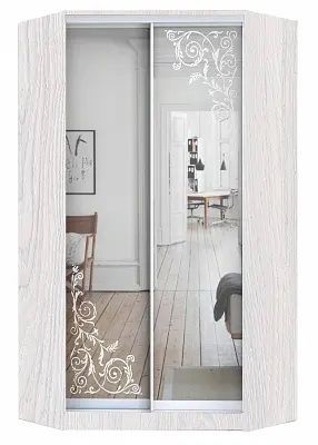 Шкаф-купе ХИТ-У-L-24-64-66 ОРНАМЕНТ в Качканаре - kachkanar.mebel24.online | фото