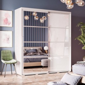 Шкаф-купе Крафт-6 (Ясень Белый) в Качканаре - kachkanar.mebel24.online | фото