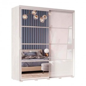 Шкаф-купе Крафт-6 (Ясень Белый) в Качканаре - kachkanar.mebel24.online | фото 3