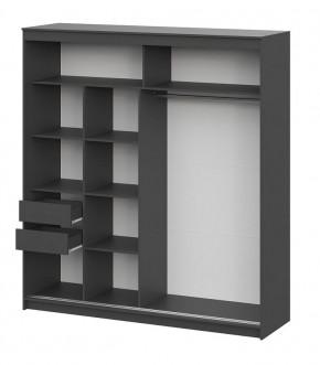 Шкаф-купе ШКП 3 МАКС (2000) Графит серый в Качканаре - kachkanar.mebel24.online | фото 3