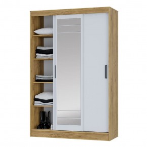 Шкаф-купе Тео ШКК-02 (крафт/белый) в Качканаре - kachkanar.mebel24.online | фото 4