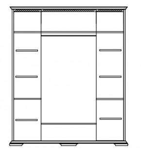 Шкаф Лика с зеркалом (ММ 137-01/04) в Качканаре - kachkanar.mebel24.online | фото 4
