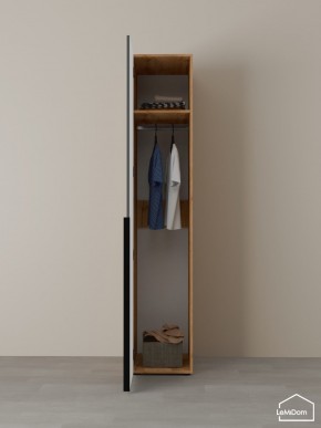 Шкаф Linnea MHR-1 2050х400х510 (ДВ-М 11.1.25) в Качканаре - kachkanar.mebel24.online | фото 4