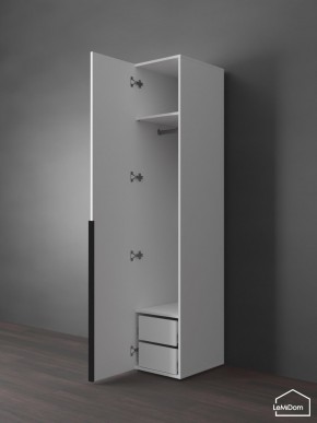 Шкаф Linnea MHR-1-3 2050х400х510 (Белый-М 11.1.2) в Качканаре - kachkanar.mebel24.online | фото 5