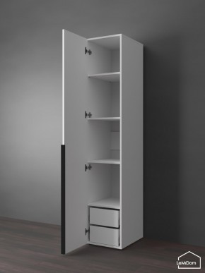 Шкаф Linnea MHR-1-3 2050х400х510 (Белый-М 11.1.2) в Качканаре - kachkanar.mebel24.online | фото 5