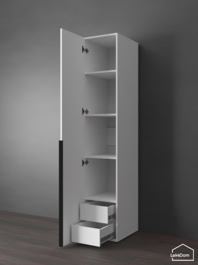 Шкаф Linnea MHR-1-3 2050х400х510 (Белый-М 11.1.2) в Качканаре - kachkanar.mebel24.online | фото 6