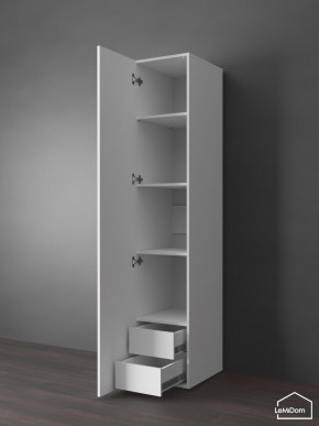 Шкаф Linnea MHR-1PO-4 2050х400х510 (Белый-М 11.1.2) в Качканаре - kachkanar.mebel24.online | фото 4