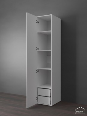 Шкаф Linnea MHR-1PO-4 2050х400х510 (Белый-М 11.1.2) в Качканаре - kachkanar.mebel24.online | фото 5