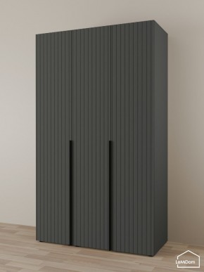 Шкаф Linnea MHR-3-1 2050х1200х510 (Графит-М 11.1.25) в Качканаре - kachkanar.mebel24.online | фото