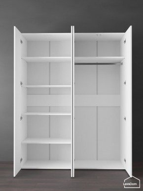 Шкаф Linnea MHR-4PO-1 2050х1600х510 (Белый-М 11.1.2) в Качканаре - kachkanar.mebel24.online | фото 4