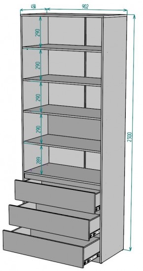 Шкаф Мальта H170 в Качканаре - kachkanar.mebel24.online | фото 2