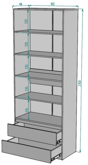 Шкаф Мальта H185 в Качканаре - kachkanar.mebel24.online | фото 2