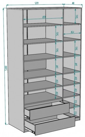 Шкаф Мальта H219 в Качканаре - kachkanar.mebel24.online | фото 2