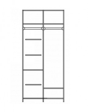Шкаф Нинель ММ-167-01/03 в Качканаре - kachkanar.mebel24.online | фото 3