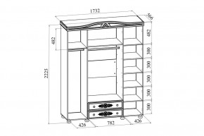 Шкаф платяной Ассоль АС-28 в Качканаре - kachkanar.mebel24.online | фото 4