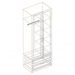 Шкаф "ДА-02" Александрия в Качканаре - kachkanar.mebel24.online | фото 3