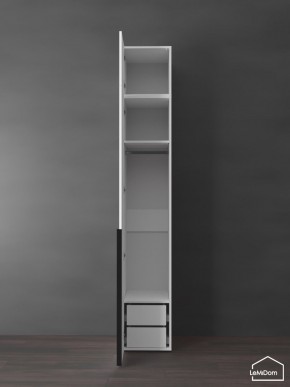 Шкаф с антресолью Linnea MHR-1A-3 2450х400х510 (Белый-М 11.1.2) в Качканаре - kachkanar.mebel24.online | фото 5