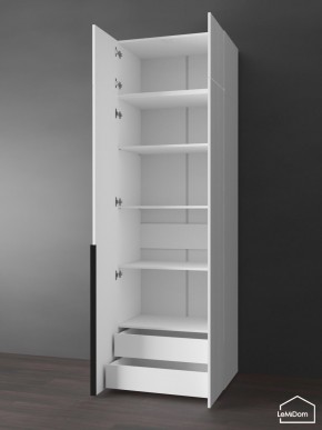 Шкаф с антресолью Linnea MHR-2A-4 2450х800х510 (Белый-М 11.1.2) в Качканаре - kachkanar.mebel24.online | фото 5