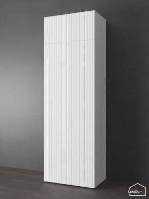 Шкаф с антресолью Linnea MHR-2POA-3 2450х800х510 (Белый-М 11.1.2) в Качканаре - kachkanar.mebel24.online | фото