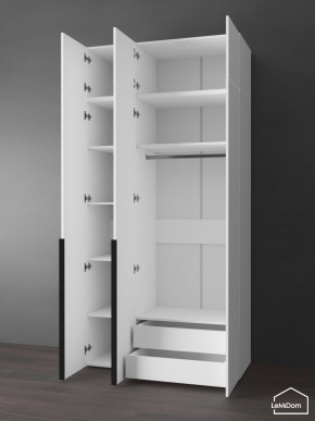Шкаф с антресолью Linnea MHR-3A-2 2450х1200х510 (Белый-М 11.1.1) в Качканаре - kachkanar.mebel24.online | фото 5