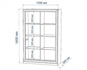 Шкаф-витрина Нобиле ШВтН ФСД-ФСД в Качканаре - kachkanar.mebel24.online | фото 2