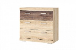 СОНАТА КС-900 Комод 3ящ. (дуб сонома/дуб сакраменто) в Качканаре - kachkanar.mebel24.online | фото
