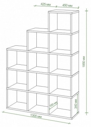 Стеллаж Бартоло СЛД 5 в Качканаре - kachkanar.mebel24.online | фото 3