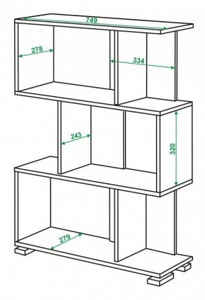 Стеллаж Домино нельсон СЛ-5-3 в Качканаре - kachkanar.mebel24.online | фото 2
