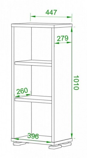 Стеллаж Домино ПУ-10-1 в Качканаре - kachkanar.mebel24.online | фото 2
