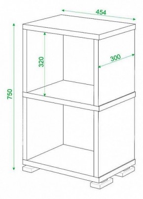 Стеллаж Домино СБ-15/2 в Качканаре - kachkanar.mebel24.online | фото 2