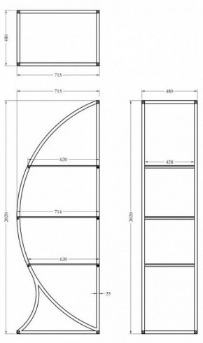 Стеллаж KFG087 в Качканаре - kachkanar.mebel24.online | фото 6