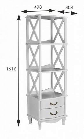 Стеллаж комбинированный Джульетта 3 в Качканаре - kachkanar.mebel24.online | фото 4