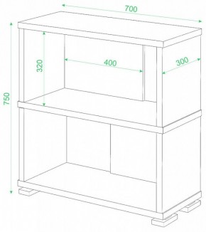 Стеллаж СБ-10/2 в Качканаре - kachkanar.mebel24.online | фото 2