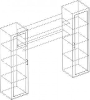 Стенка "Алексанрия" 2100 в Качканаре - kachkanar.mebel24.online | фото 4