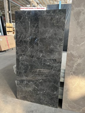 Стол ALES 180 BLACK GRAVE SOLID CERAMIC, керамика / бронзовый, ®DISAUR в Качканаре - kachkanar.mebel24.online | фото 3