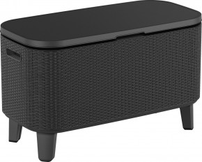 Стол Беви Бар (Bevy Bar Large Cool Bar), графит в Качканаре - kachkanar.mebel24.online | фото 2