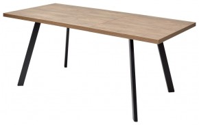 Стол BRICK M 140 Дуб Канзас/ Черный М-City в Качканаре - kachkanar.mebel24.online | фото 1