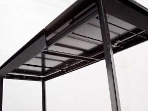Стол CREMONA 140 HIGH GLOSS STATUARIO Белый мрамор глянцевый, керамика/ черный каркас, ®DISAUR в Качканаре - kachkanar.mebel24.online | фото 6