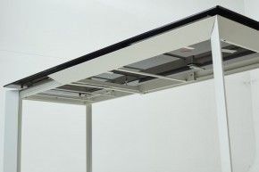 Стол CREMONA 160 KL-188 Контрастный мрамор / белый каркас, ®DISAUR в Качканаре - kachkanar.mebel24.online | фото 9