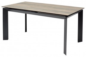 Стол CREMONA 180 KL-61 Под дерево, итальянская керамика / черный каркас, ®DISAUR в Качканаре - kachkanar.mebel24.online | фото 5