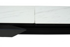 Стол CREMONA 180 KL-99 Белый мрамор матовый, итальянская керамика / черный каркас, ®DISAUR в Качканаре - kachkanar.mebel24.online | фото 12