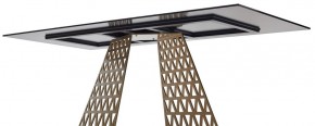Стол ENNA 220 KL-188 Контрастный мрамор матовый, итальянская керамика/ каркас цвета шампань, ®DISAUR в Качканаре - kachkanar.mebel24.online | фото 12
