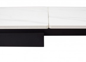 Стол FORIO 160 MATT WHITE MARBLE SOLID CERAMIC / BLACK, ®DISAUR в Качканаре - kachkanar.mebel24.online | фото 3
