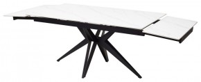 Стол FORIO 160 MATT WHITE MARBLE SOLID CERAMIC / BLACK, ®DISAUR в Качканаре - kachkanar.mebel24.online | фото 8