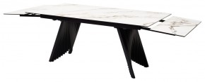 Стол IVAR 180 MARBLES KL-188 Контрастный мрамор, итальянская керамика, ®DISAUR в Качканаре - kachkanar.mebel24.online | фото 9