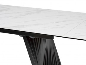 Стол IVAR 180 MARBLES KL-99 Белый мрамор, итальянская керамика/серый, ®DISAUR в Качканаре - kachkanar.mebel24.online | фото 8
