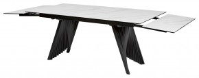 Стол IVAR 200 MARBLES KL-99 Белый мрамор, итальянская керамика, ®DISAUR в Качканаре - kachkanar.mebel24.online | фото 5